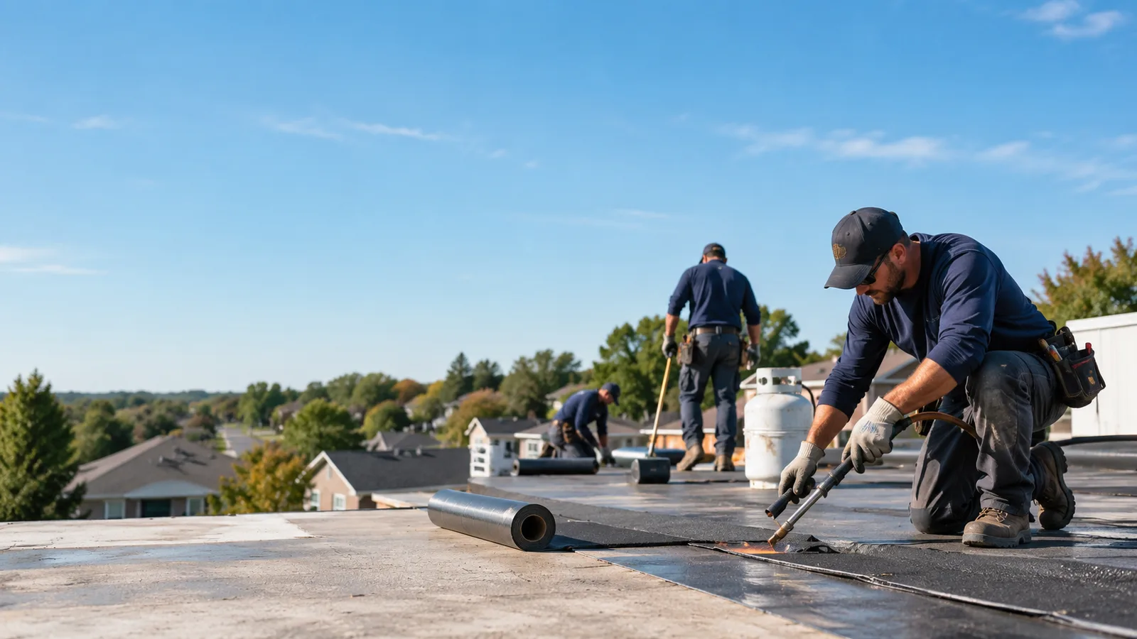 Flat Roof Leak Repair providers in Knickerbocker, TX